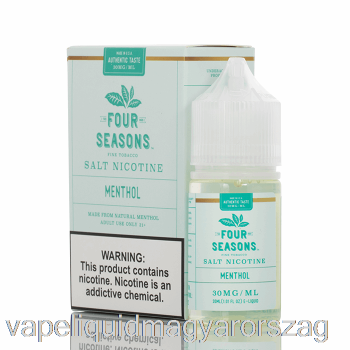 Mentol Só - Négy évszak - 30 Ml 50 Mg Vape Folyadék